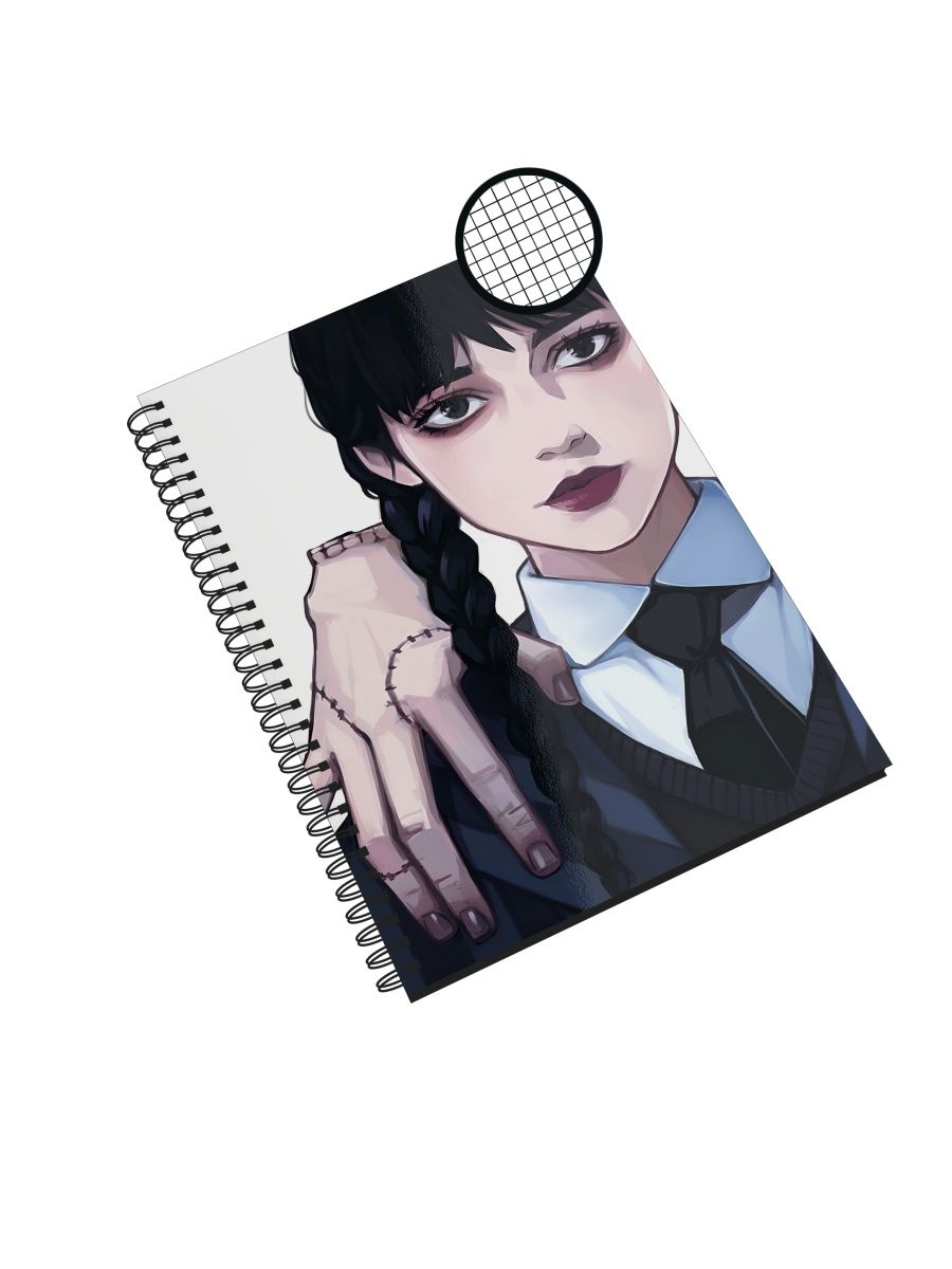 

Блокнот СувенирShop "Wednesday/Уэнсдэй/Венсдей" NP-SRWN11-A5/2 A5 48 листов в клетку