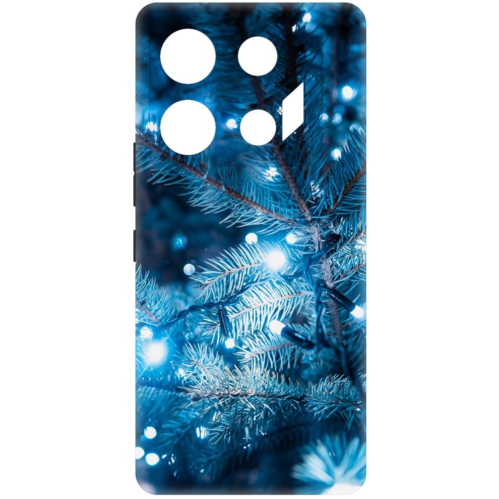 

Чехол-накладка Krutoff Soft Case Гирлянда для Infinix GT 10 Pro черный