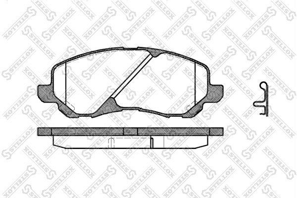 

Комплект Тормозных Дисковых Колодок Stellox 815 002B-Sx Stellox 815002bsx