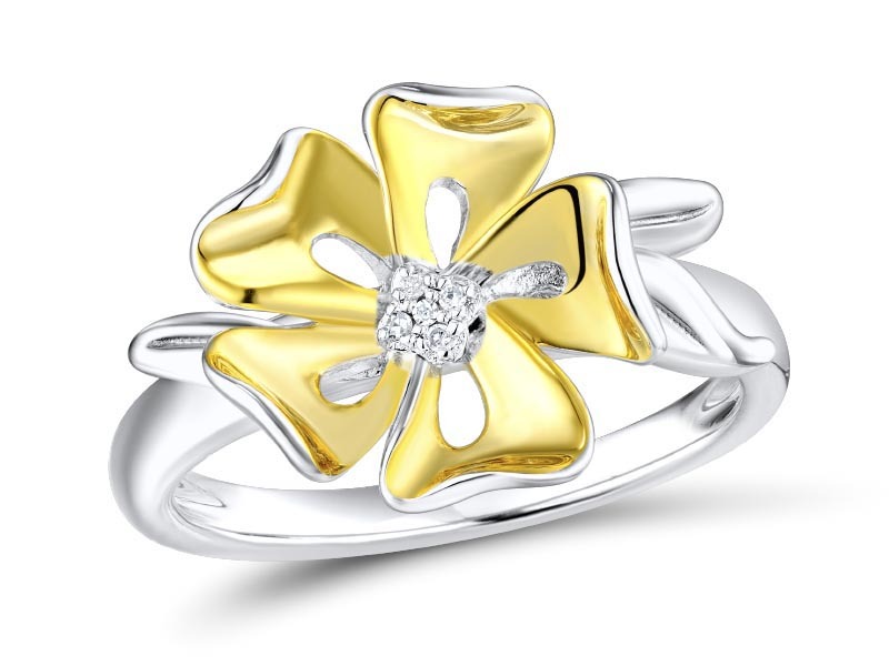

Кольцо из серебра р. 16,5 VALTERA 092439, бриллиант, 092439