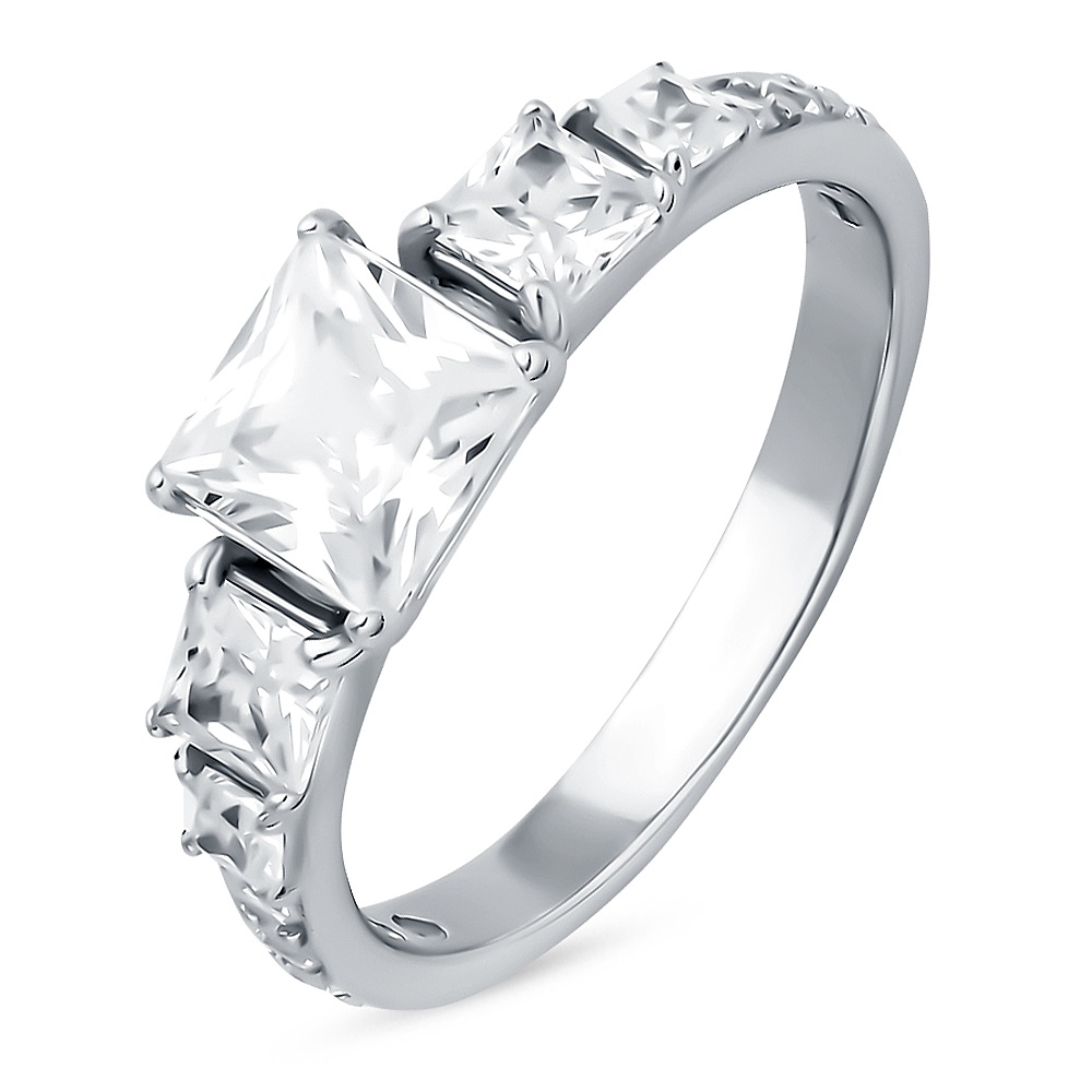 

Кольцо из серебра р.  585Gold 701013153, фианит, 701013153