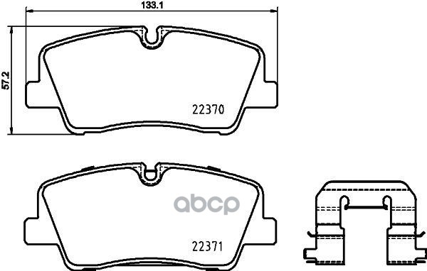 

P30085 Колодки Дисковые Задние Hyundai H350 2.5Crdi 15> brembo p30085