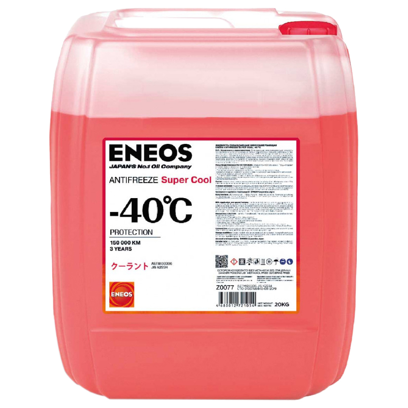 фото Антифриз eneos super cool -40°c 18,5 л z0077