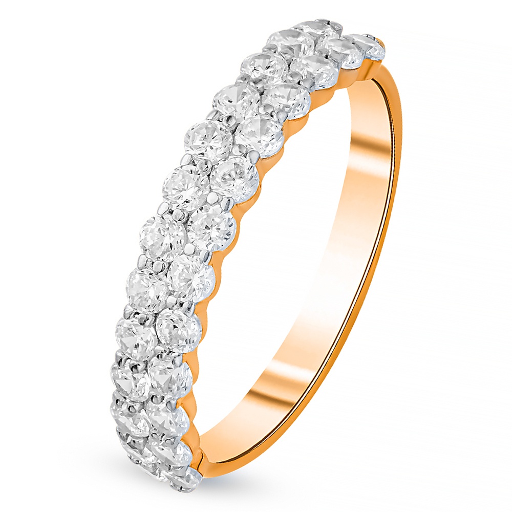 

Кольцо из серебра р.  585Gold 701013086, фианит, 701013086