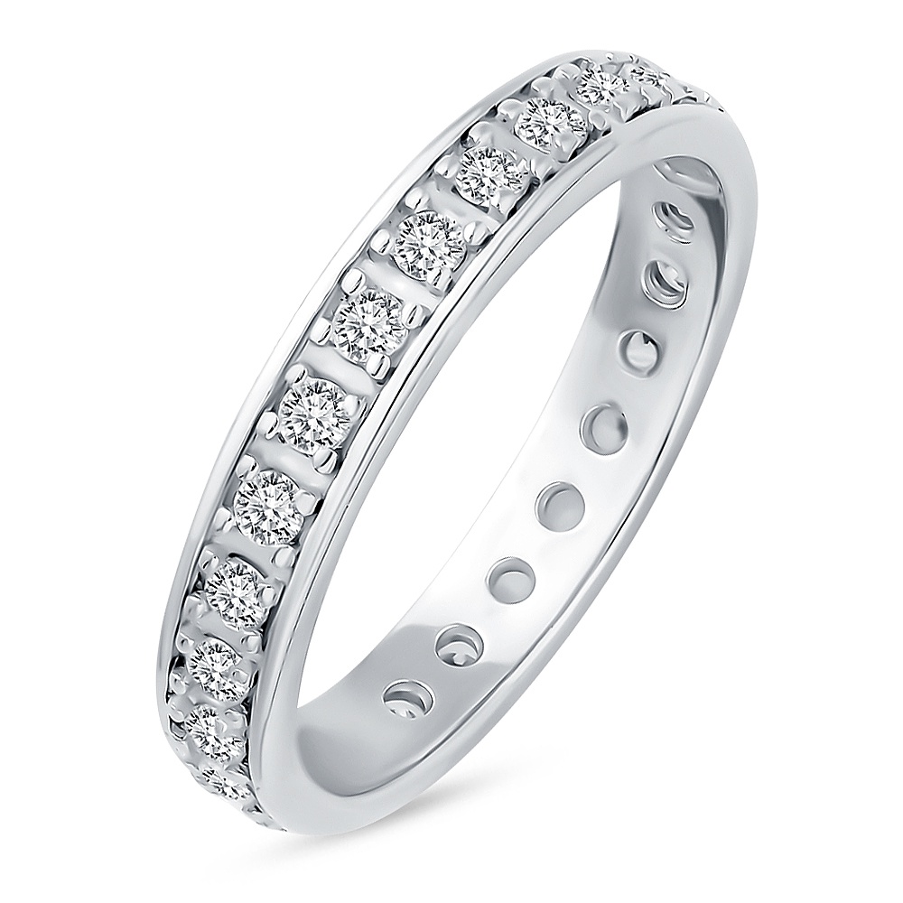 

Кольцо из серебра р.  585Gold 701013091, фианит, 701013091