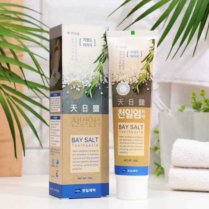 Зубная паста Hanil Bay salt c морской солью, 180 мл