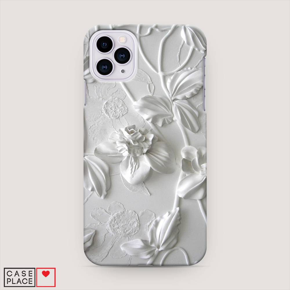 

Пластиковый чехол "Гипсовые цветы" на Apple iPhone 11 Pro Max, 12220-5
