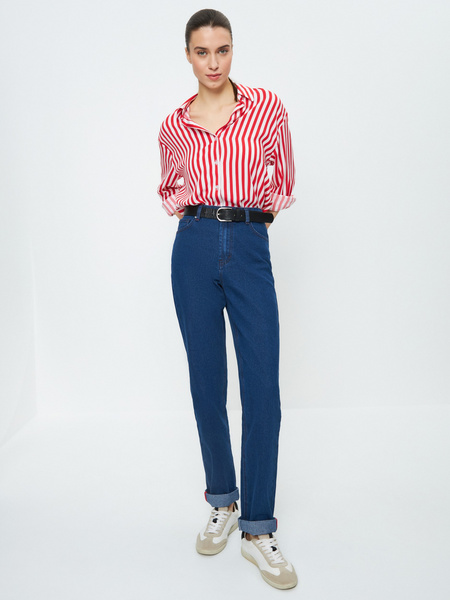 

Джинсы женские ZARINA 3122454754 синие XS, Синий, 3122454754