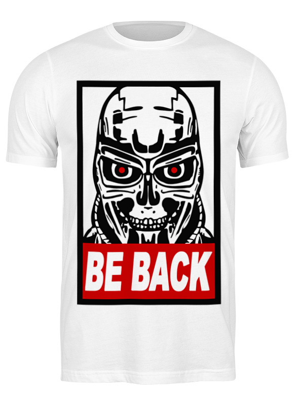 

Футболка мужская Printio Терминатор (be back) белая XL, Белый, Терминатор (be back)