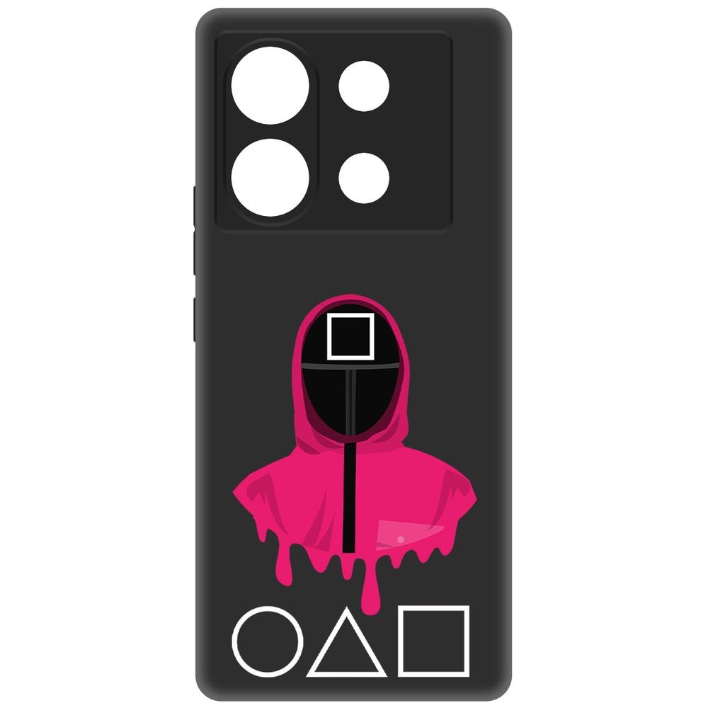 

Чехол-накладка Krutoff Soft Case Игра в кальмара-Начальник для Infinix Zero 30 5G черный