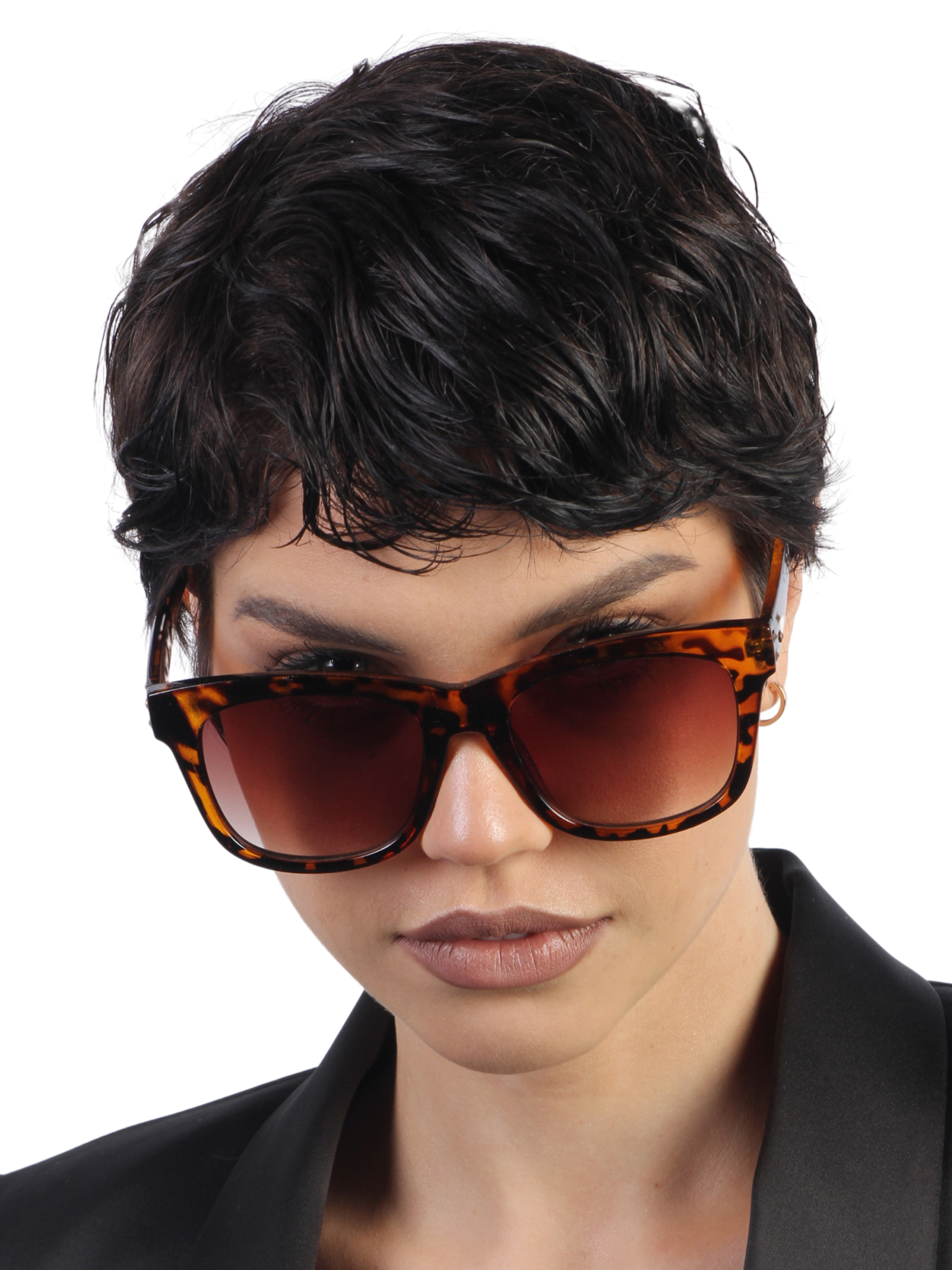 Солнцезащитные очки женские Pretty Mania ANG506, коричневые