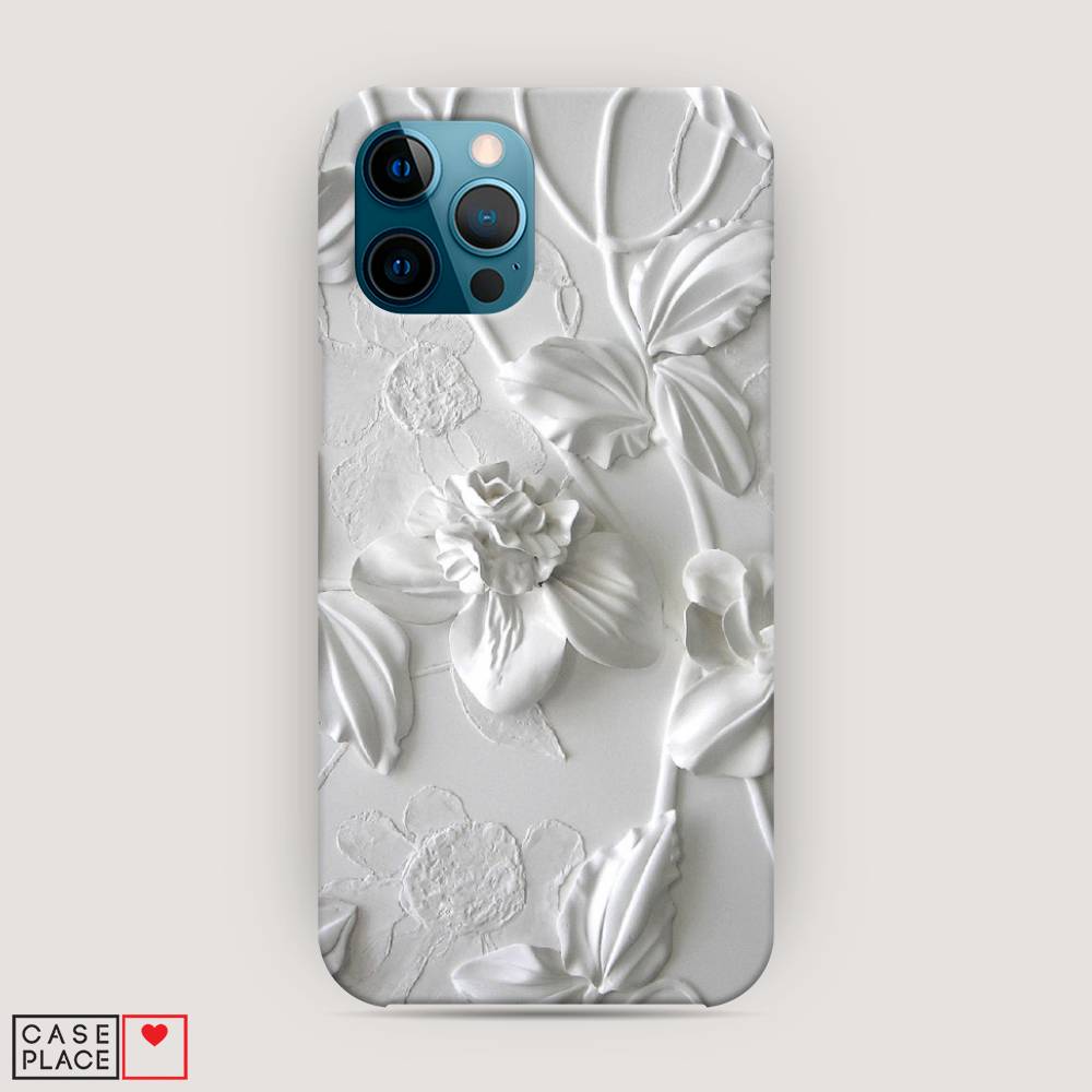 

Пластиковый чехол "Гипсовые цветы" на Apple iPhone 12 Pro Max, 12720-5
