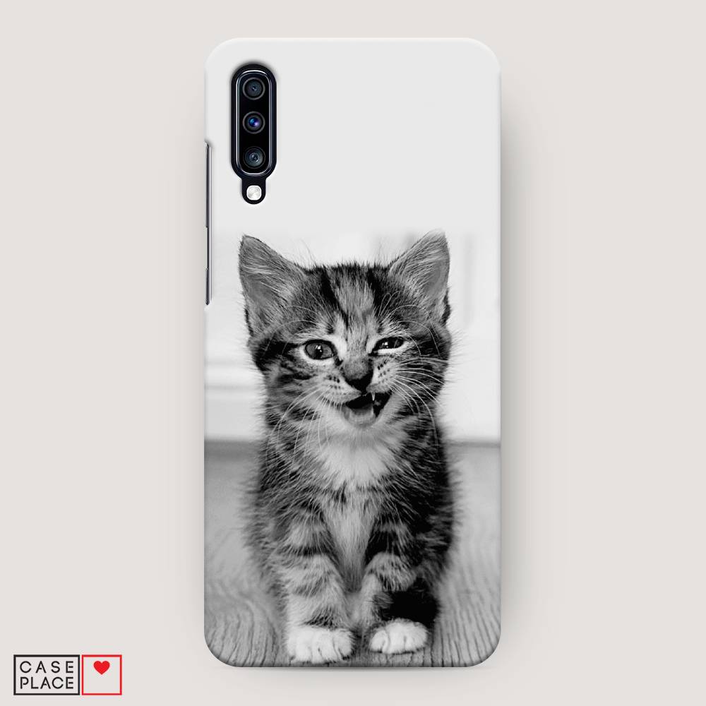 

Пластиковый чехол "Подмигивающий котенок" на Samsung Galaxy A70, 28120-1