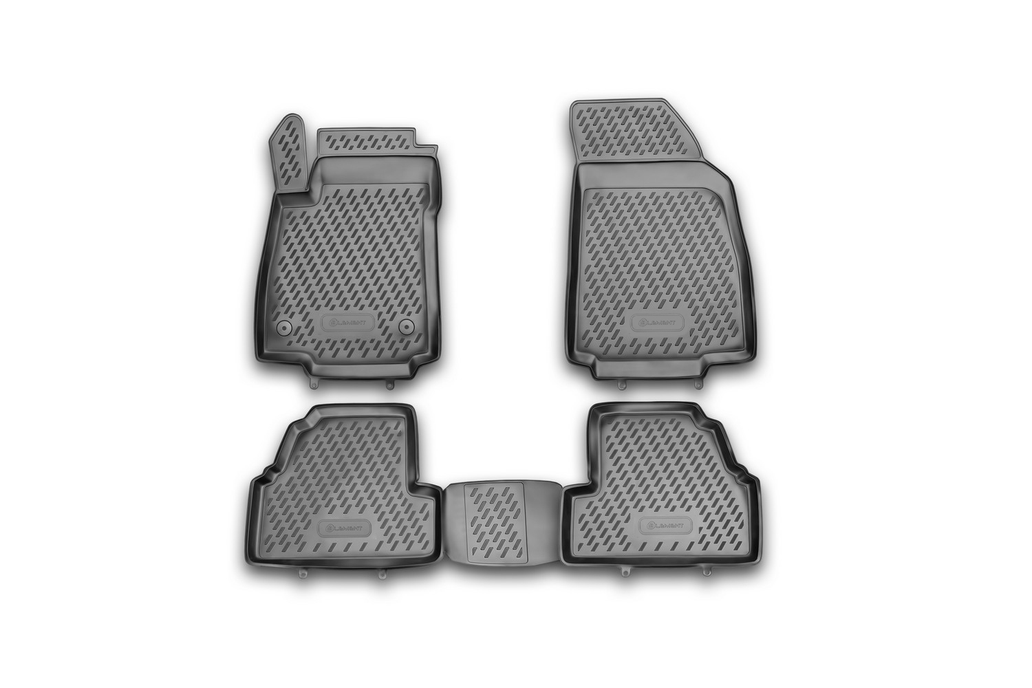 фото Коврики 3d в салон подходят для chevrolet tracker, 2013->, 4 шт. (полиуретан) element