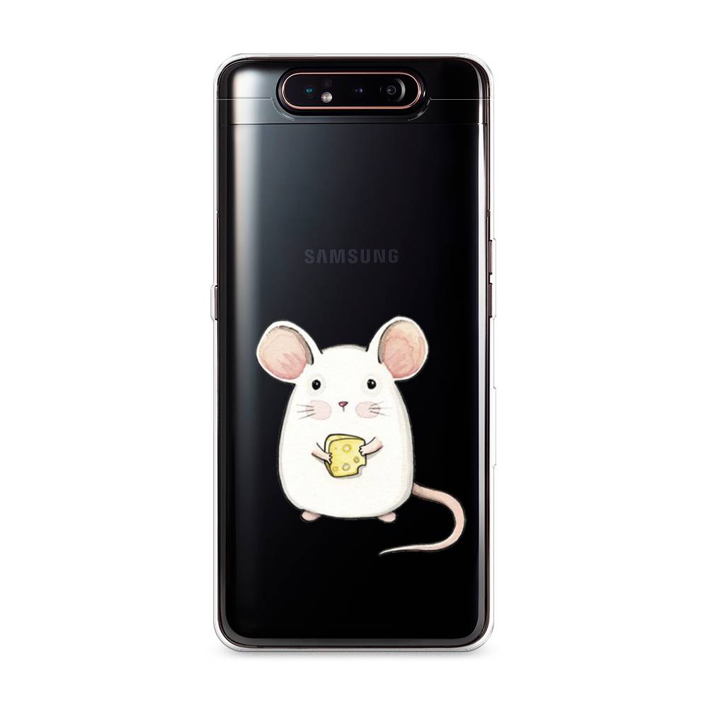 

Чехол Awog на Samsung Galaxy A80 "Мышка", Разноцветный, 28350-1