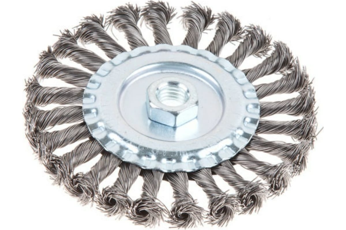 

Щетка дисковая для УШМ 125 мм, M14, витая проволока Gepard GP0890-125