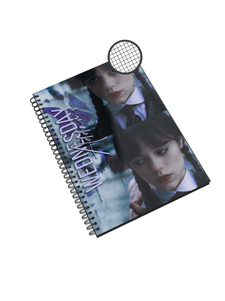 

Блокнот СувенирShop "Wednesday/Уэнсдэй/Венсдей" NP-SRWN7-A4/2 A4 48 листов в клетку