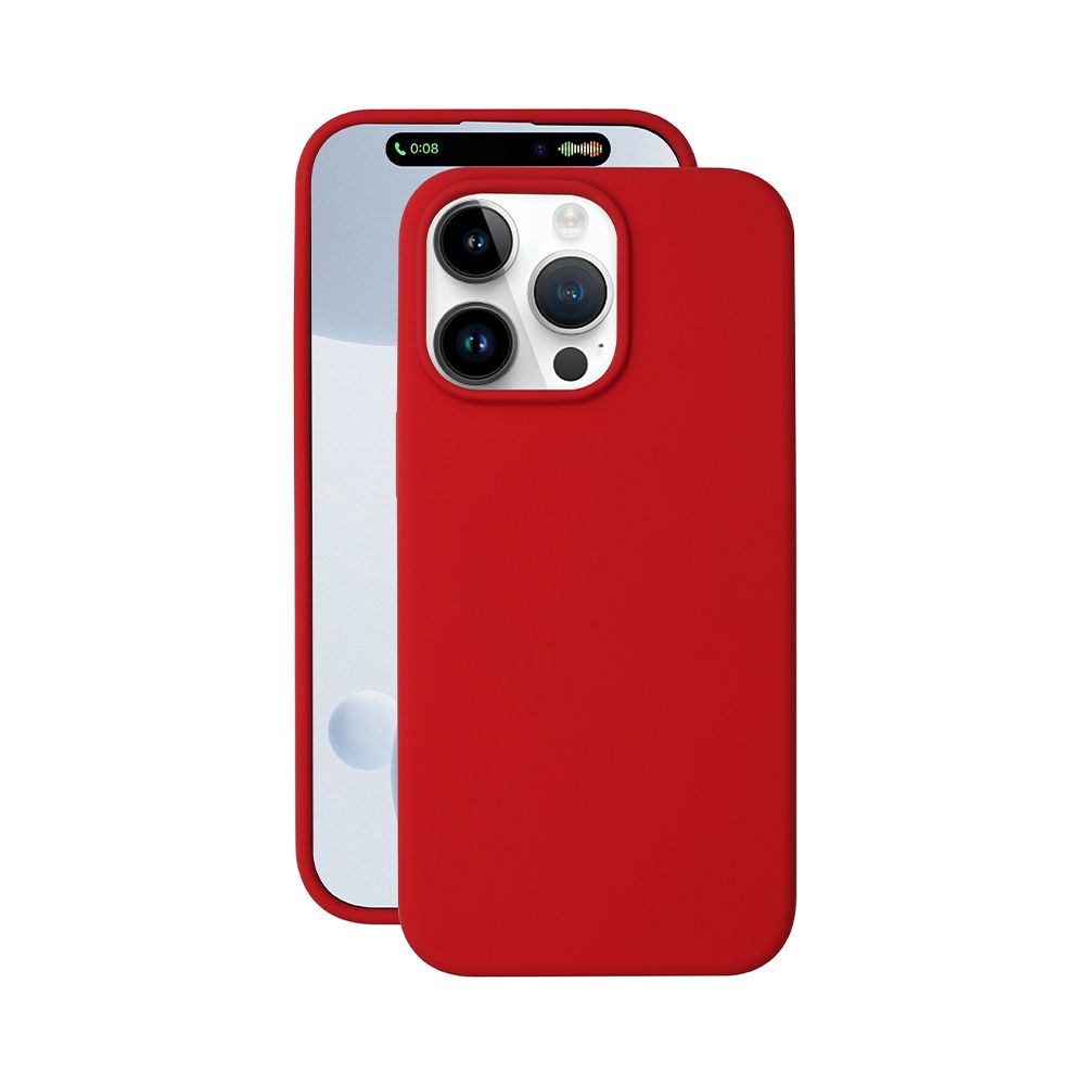 

Чехол Liquid silicone case Pro Magsafe для Apple iPhone 15 Pro Max, красный, Deppa, 88443