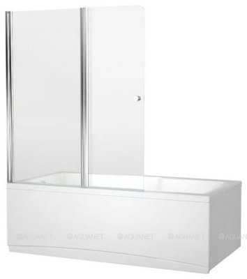 фото Aquanet шторка для ванны aquanet alfa 4 nf6222-pivot , прозрачное стекло
