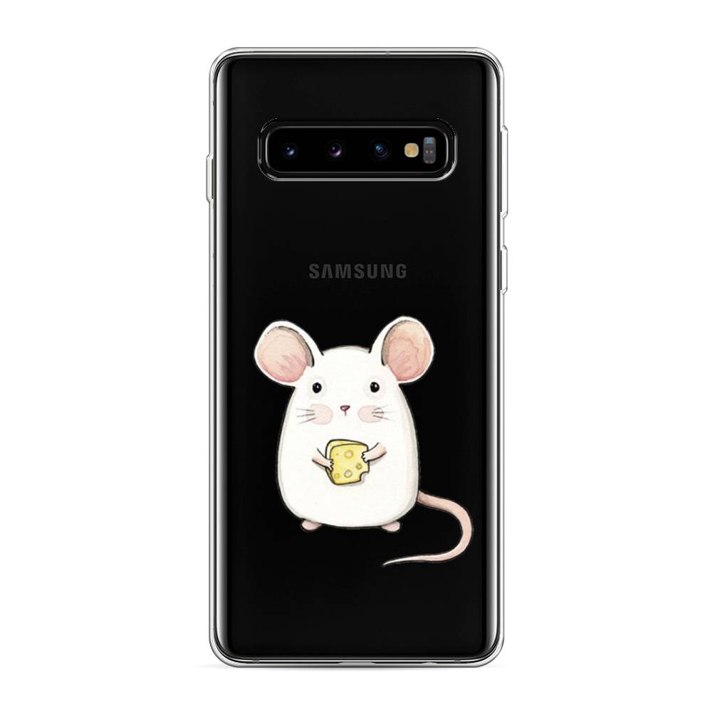 

Чехол Awog на Samsung Galaxy S10 "Мышка", Разноцветный, 27050-1