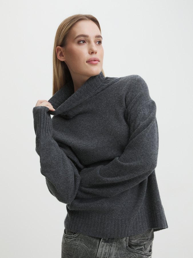 

Свитер женский Maison David Jacket-1 серый L, Jacket-1