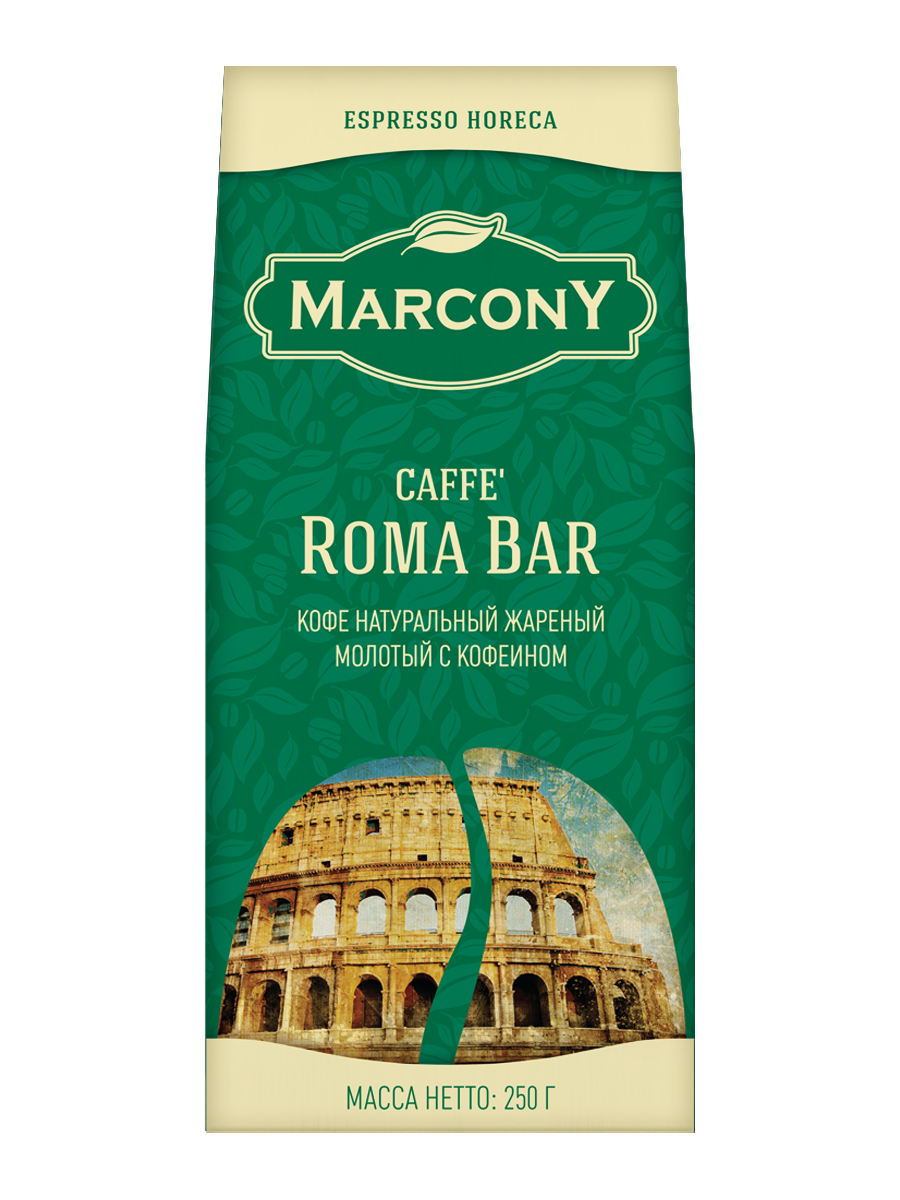 фото Кофе молотый marcony roma bar 250 г