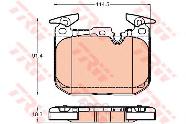 

Колодки Дисковые Перед. Bmw F34/F30/F31/F36/F32/F33 11> Gdb2031