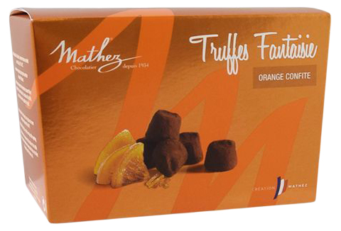 

Конфеты Chocolat Mathez Fantasy Collection трюфель с апельсиновыми цукатами 250 г