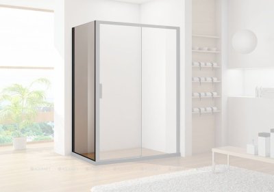 

AquaNet Боковая стенка Aquanet Pleasure AE60-F-90H200U-BT 90, прозрачное стекло