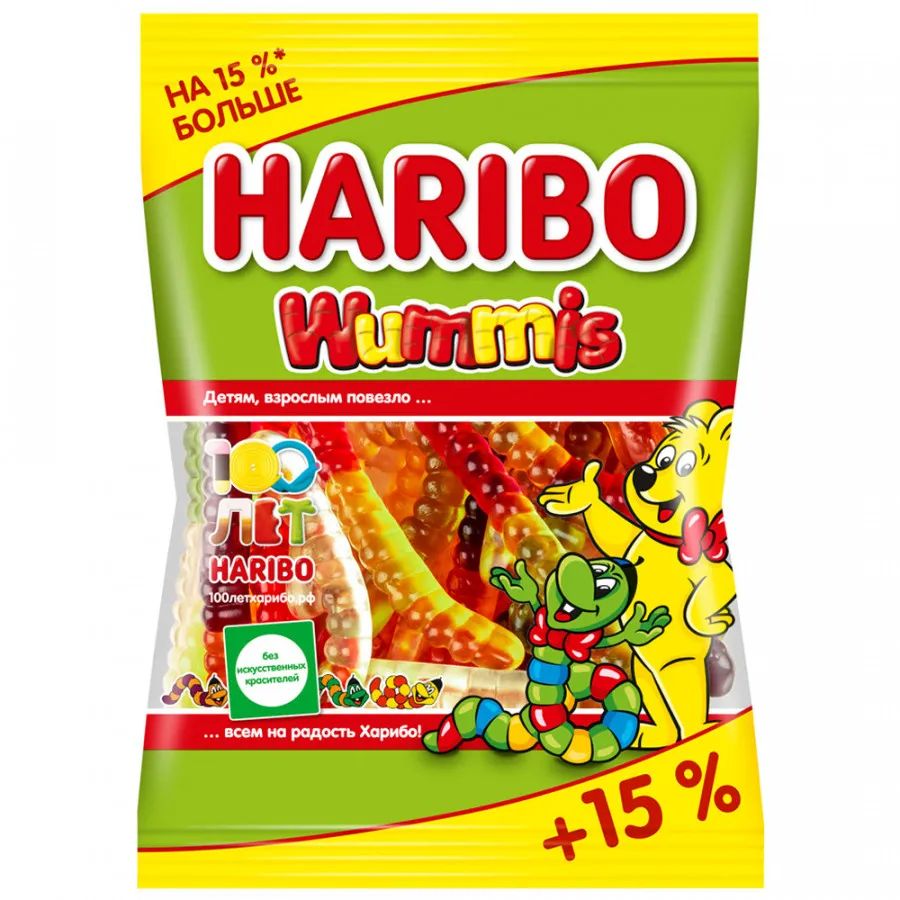 

Мармелад Haribo Wummis Червячки жевательный со вкусом фруктов
