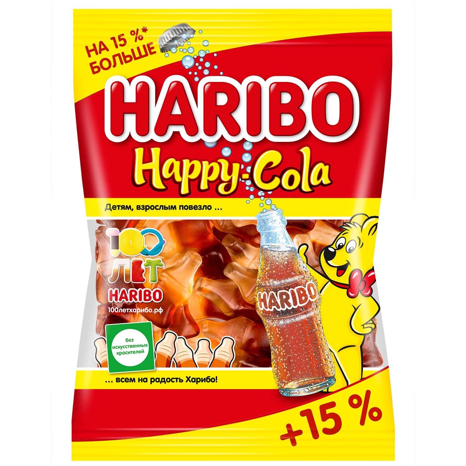 

Мармелад Haribo Happy-Cola жевательный со вкусом колы