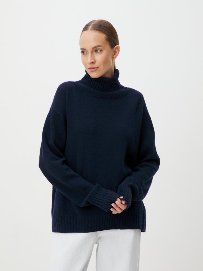 

Свитер женский Maison David Jacket-1 синий L, Jacket-1