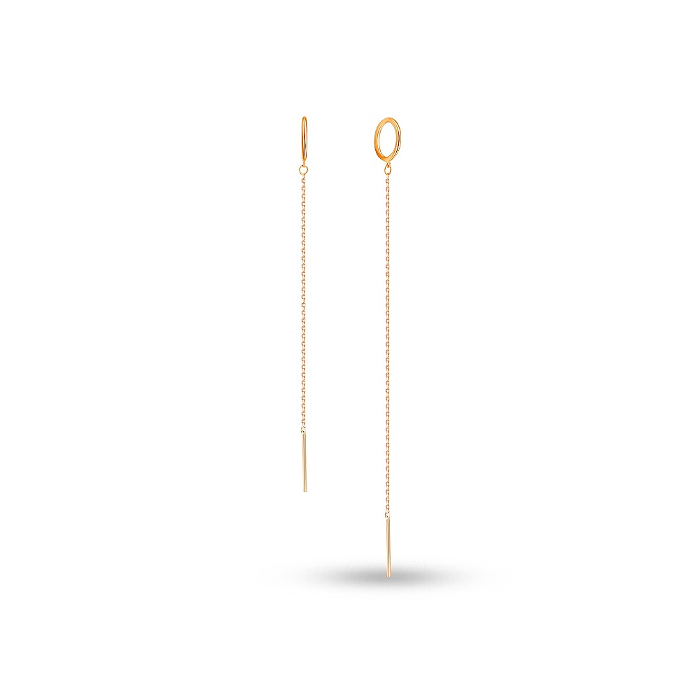 

Серьги продевки из серебра 585Gold 702011150, 702011150