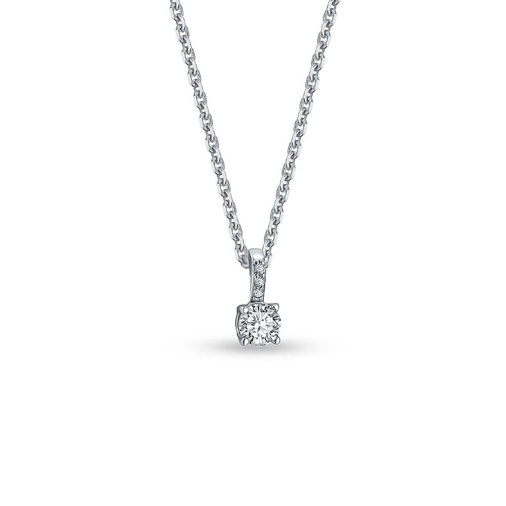 

Колье из серебра 45 см 585Gold 706000620, фианит, 706000620
