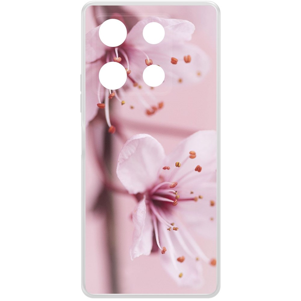 

Чехол-накладка Krutoff Clear Case Весна для INFINIX Note 30 Pro, Прозрачный