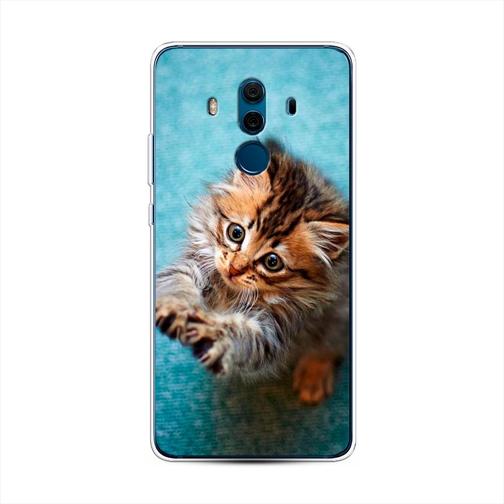 

Чехол Awog на Huawei Mate 10 Pro "Котенок просит есть", Разноцветный, 63450-2