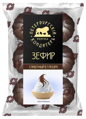 

Зефир Петербургский КондитерЪ сливочный в глазури 390 г