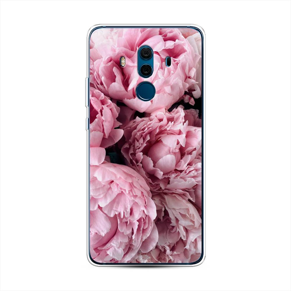 

Чехол Awog на Huawei Mate 10 Pro "Нежные пионы", Разноцветный, 63450-8