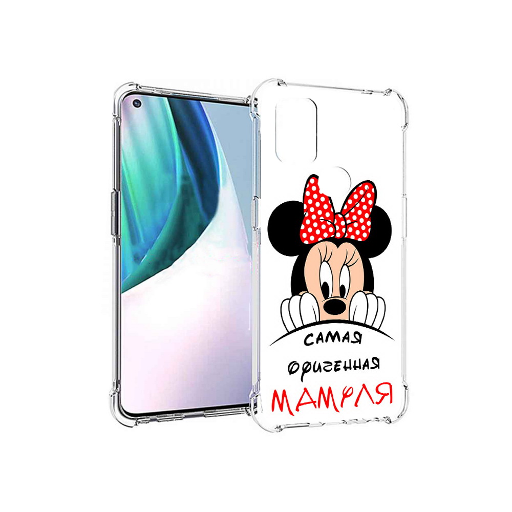 

Чехол MyPads Tocco для OnePlus Nord N10 5G Самая лучшая мамуля Мини Маус, Прозрачный, Tocco
