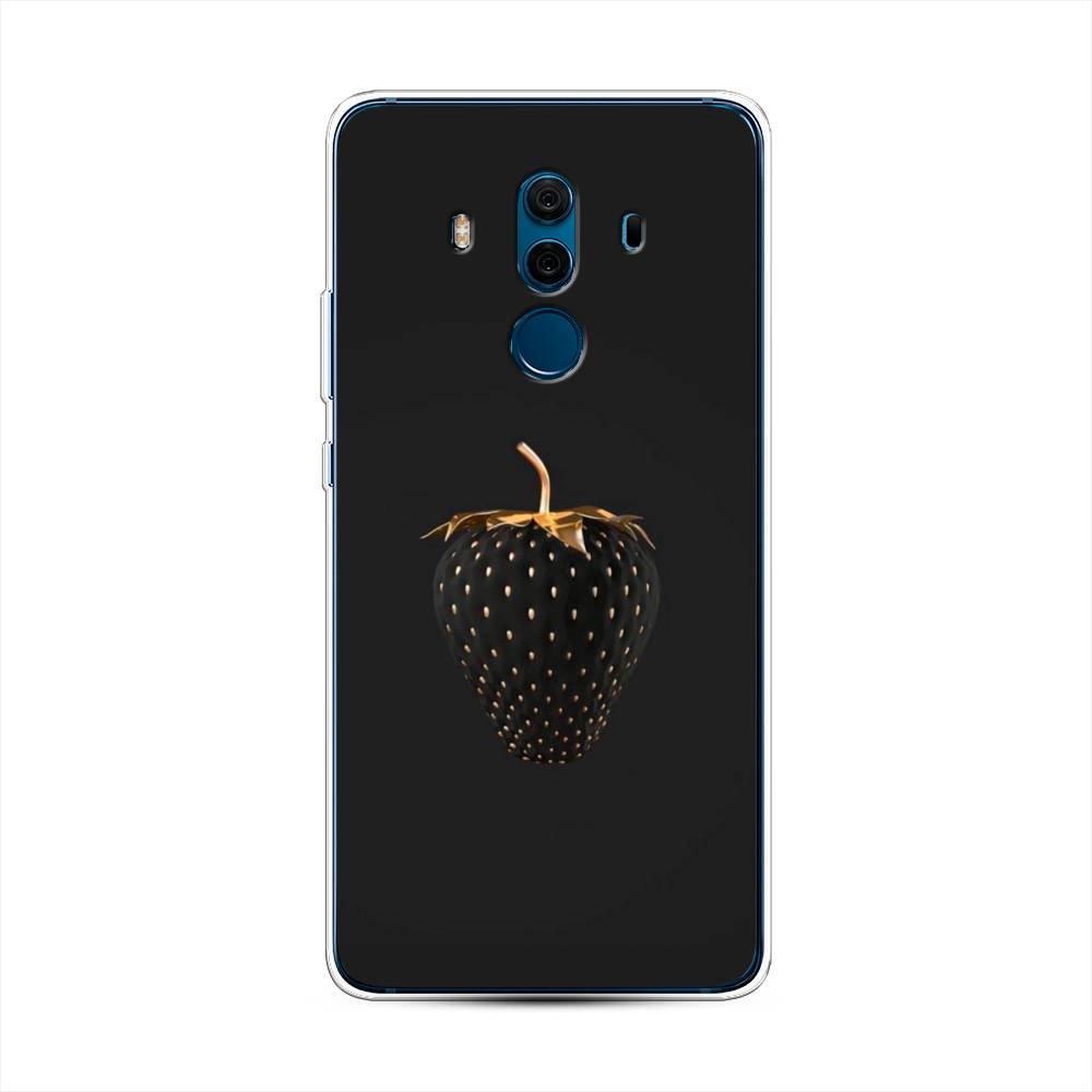 

Чехол Awog на Huawei Mate 10 Pro "Черно-золотая клубника", Разноцветный, 63450-10