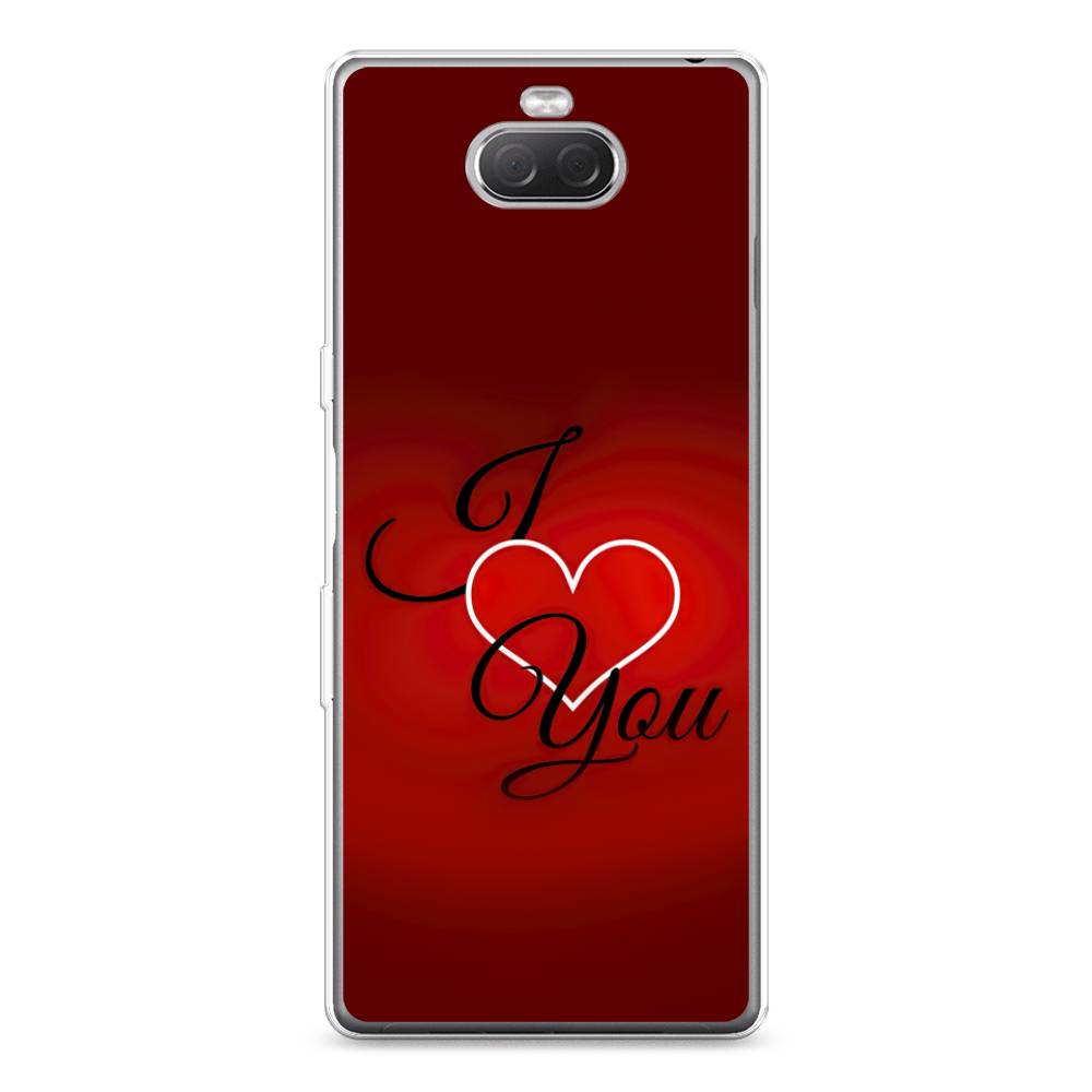 

Силиконовый чехол "I love you 3" на Sony Xperia 10 Plus, 54150-6