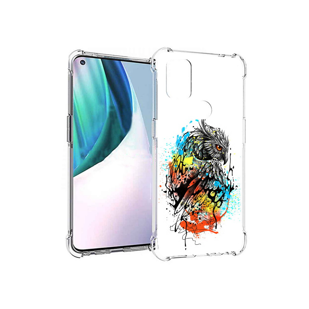 

Чехол MyPads Tocco для OnePlus Nord N10 5G Творческая сова (PT227047.129.170), Прозрачный, Tocco