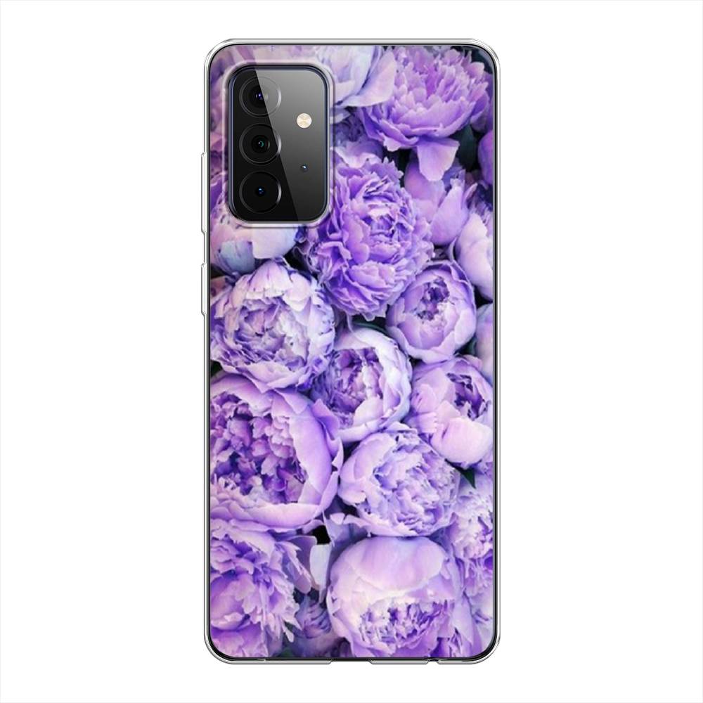 

Чехол Awog на Samsung Galaxy A72 / Самсунг A72 "Пионы сиреневые", Разноцветный, 2101950-8