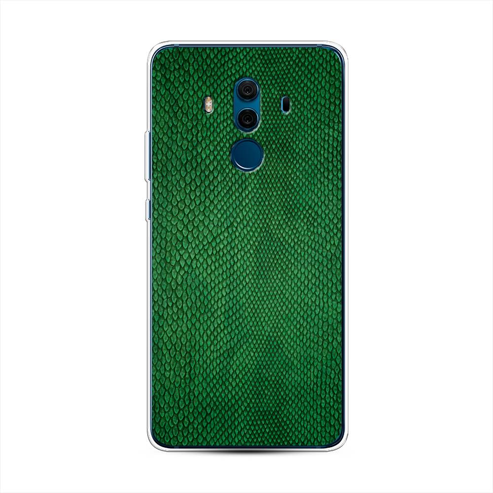 

Чехол Awog на Huawei Mate 10 Pro "Изумрудная змея", Разноцветный, 63450-3