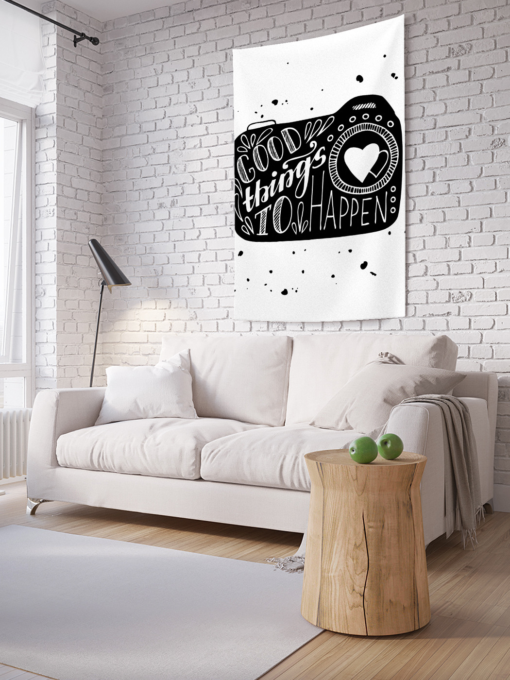 

Вертикальное фотопанно на стену JoyArty Хорошее случиться 100x150 см, Хорошее случиться