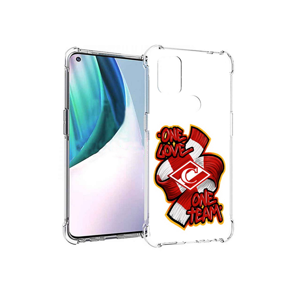 

Чехол MyPads Tocco для OnePlus Nord N10 5G ФК спарак 1 любовь (PT227047.129.184), Прозрачный, Tocco