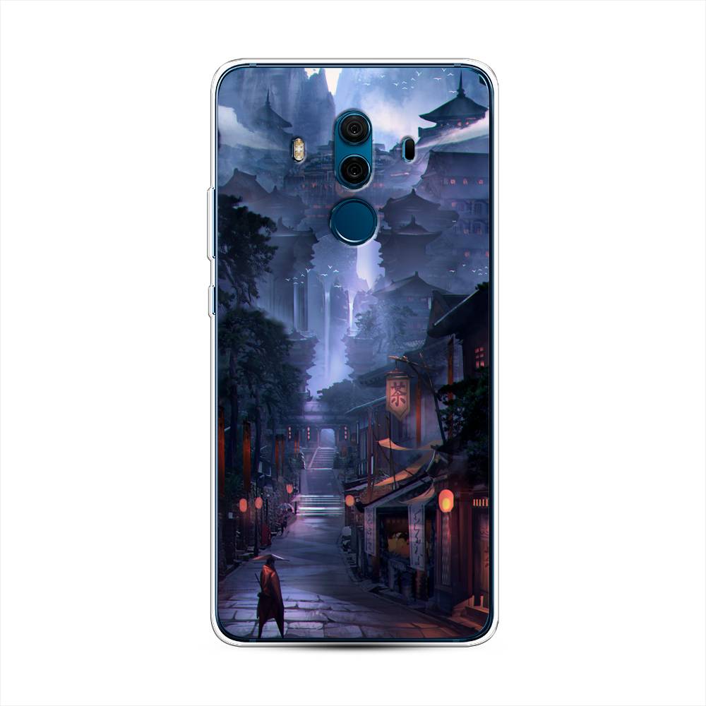 

Чехол Awog на Huawei Mate 10 Pro "Одинокий самурай", Разноцветный, 63450-10