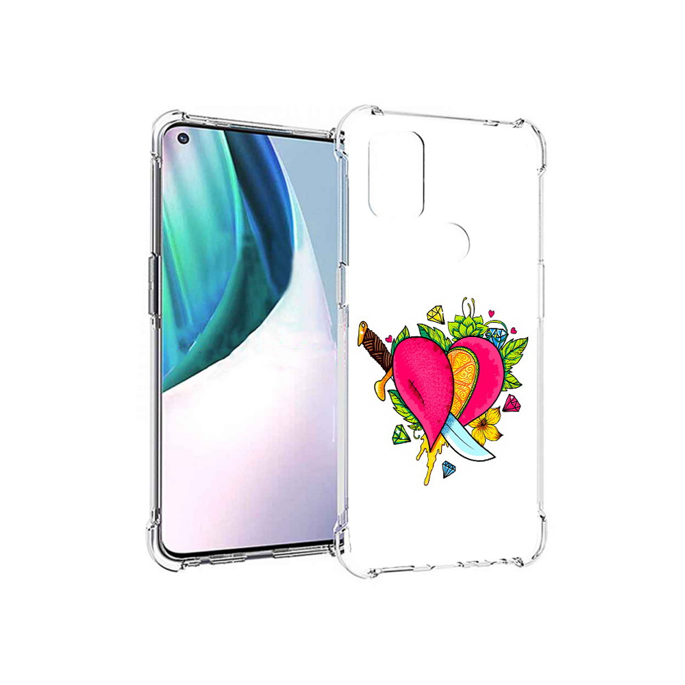 

Чехол MyPads Tocco для OnePlus Nord N10 5G Фруктовое сердце (PT227047.129.188), Прозрачный, Tocco