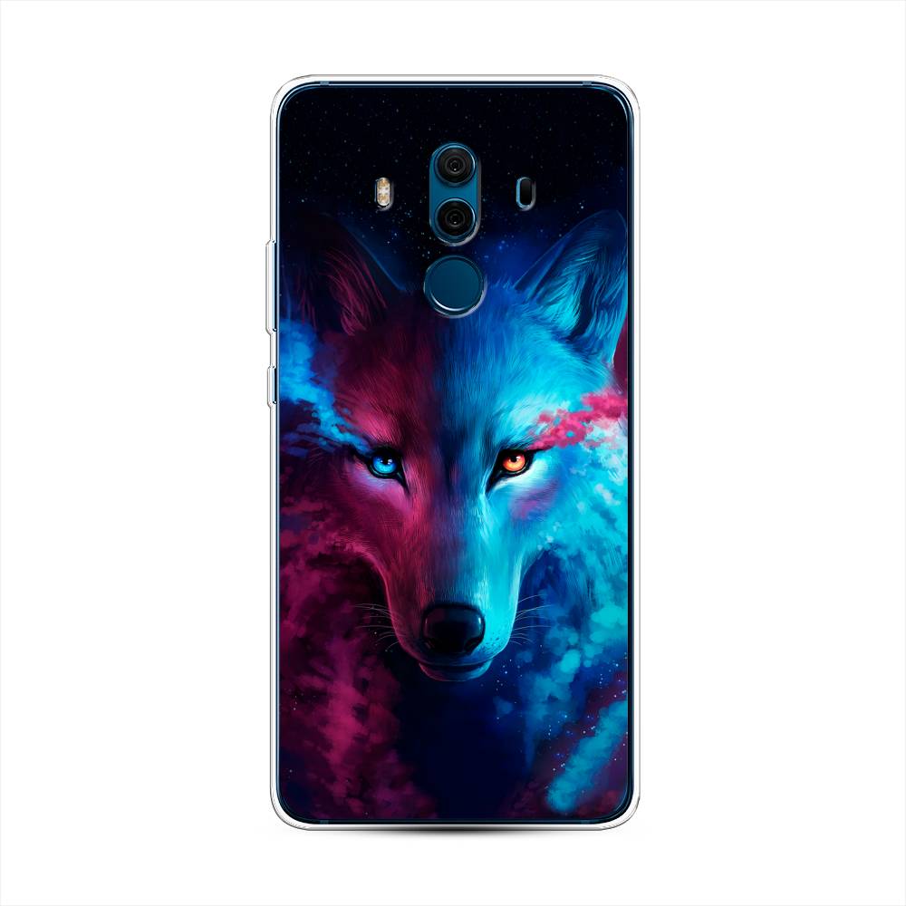 

Чехол Awog на Huawei Mate 10 Pro "Волшебный волк", Разноцветный, 63450-1