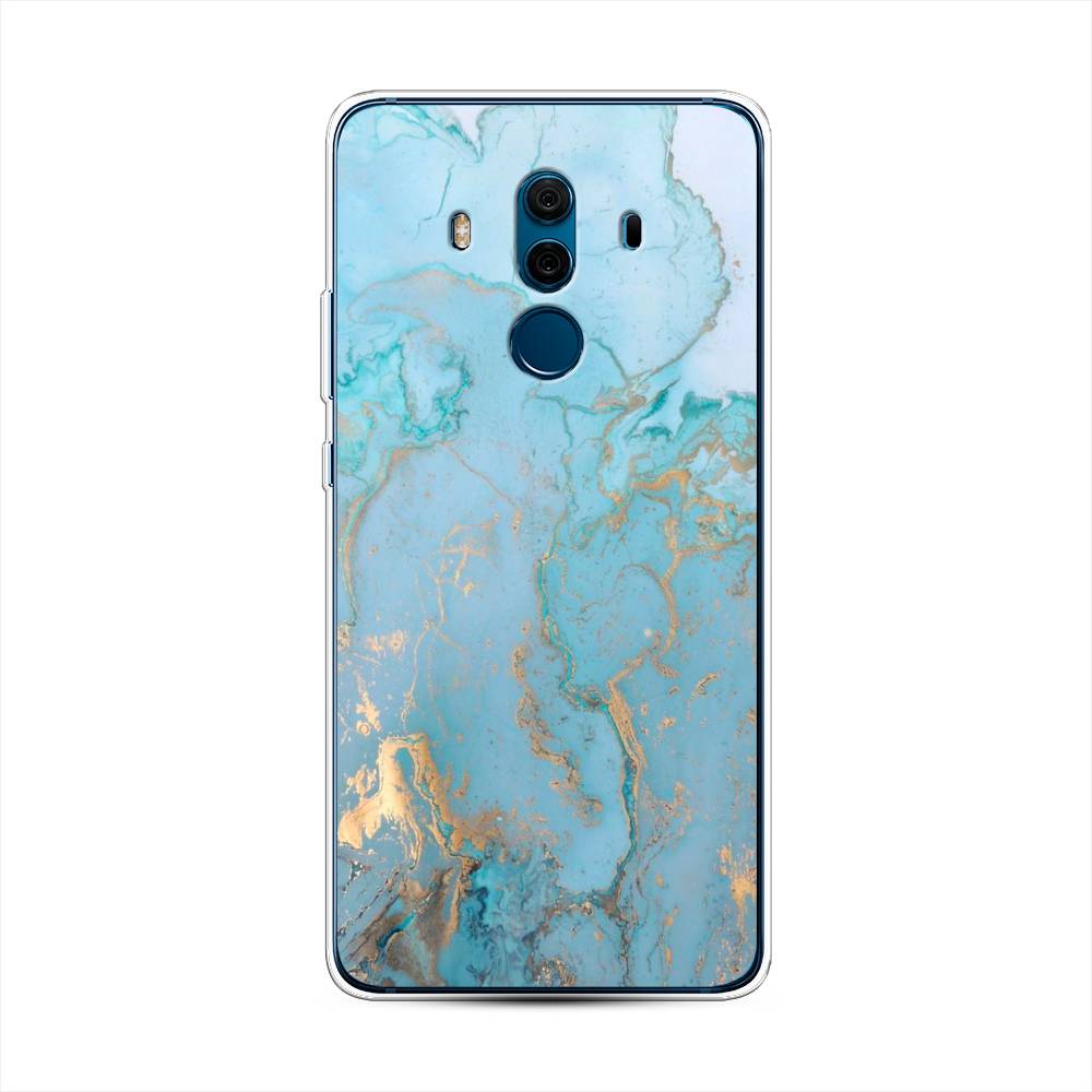 

Чехол Awog на Huawei Mate 10 Pro "Голубой мрамор рисунок", Разноцветный, 63450-3